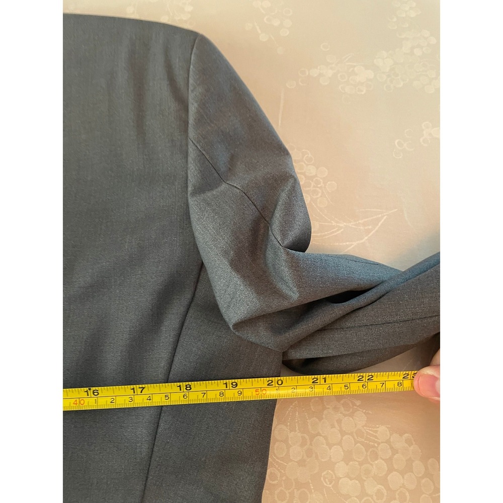 Benvenuto Black 3D Suit 38R Gray Fabio Pants 32x31 2 pc suit WOW - Picture 4 of 16